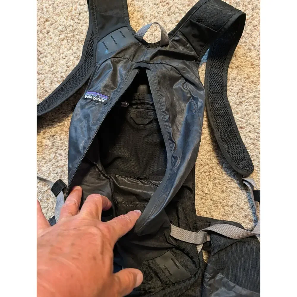 Patagonia Ultralightweight Houdini Black backpack - some damage & signs of use